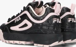 zwarte fila lage sneakers disruptor f kids
