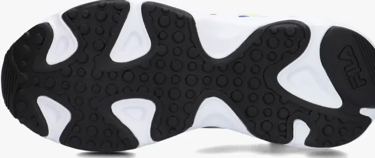 zwarte fila lage sneakers ray tracer