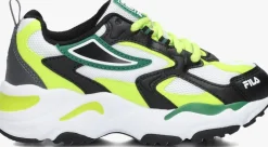 zwarte fila lage sneakers ray tracer