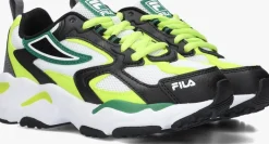 zwarte fila lage sneakers ray tracer