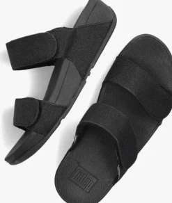 zwarte fitflop slippers lulu adjustable