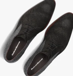 zwarte floris van bommel nette schoenen sfm-30361 de stapper