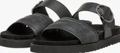 zwarte floris van bommel sandalen sfw-90066