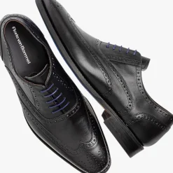 zwarte floris van bommel nette schoenen sfm-30248