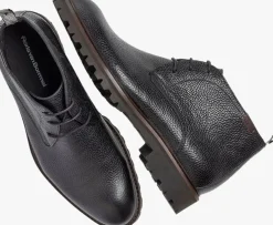 zwarte floris van bommel nette schoenen sfm-50082 sturdi