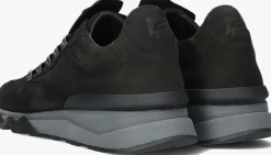 zwarte floris van bommel lage sneakers sfm-10135 de zager