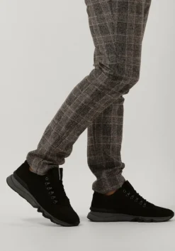 zwarte floris van bommel lage sneakers sfm-10135 de zager