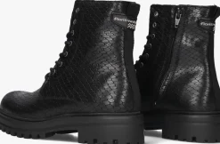 zwarte floris van bommel enkellaarsjes wonki 04.21