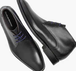 zwarte floris van bommel nette schoenen sfm-50160