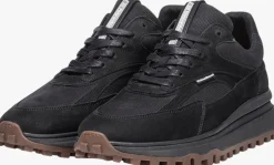 zwarte floris van bommel sneakers sfm-10242 de gripper