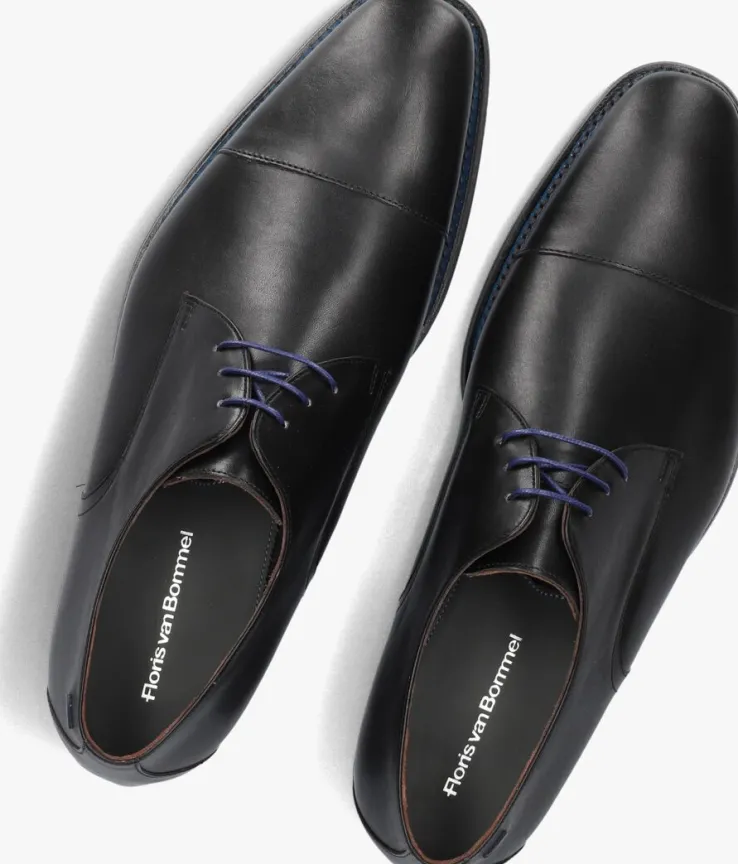 zwarte floris van bommel nette schoenen sfm-30310 de loper