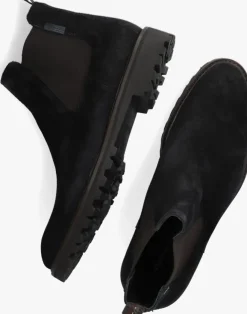 zwarte floris van bommel enkelboots sfm-60018 sturdi