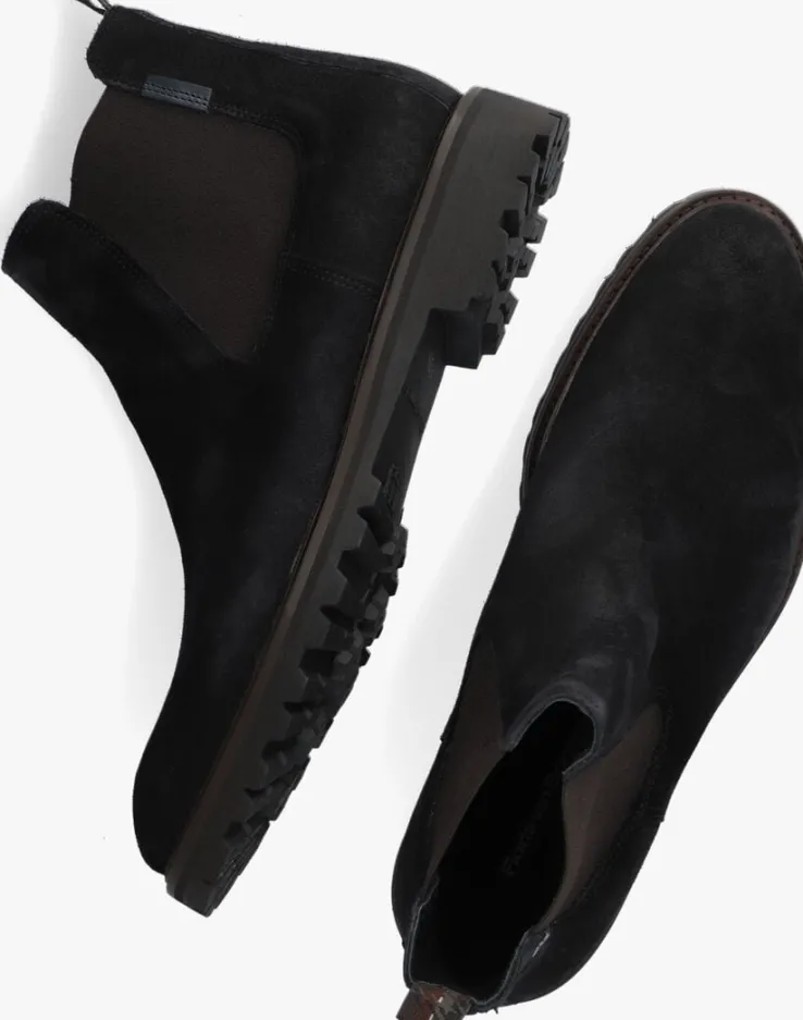 zwarte floris van bommel enkelboots sfm-60018 sturdi