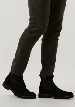 zwarte floris van bommel enkelboots sfm-60018 sturdi