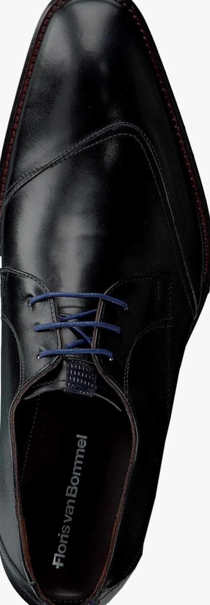zwarte floris van bommel nette schoenen sfm-30173