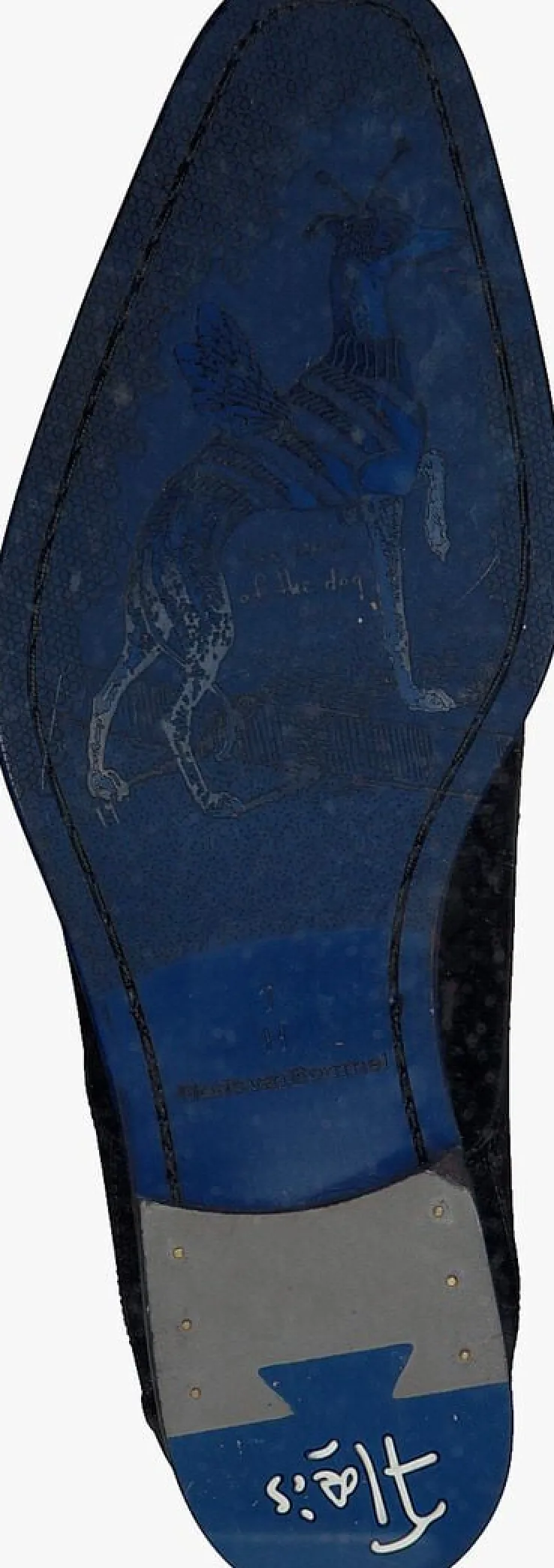 zwarte floris van bommel nette schoenen sfm-30173