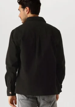 zwarte forét overshirt fellow twill shirt