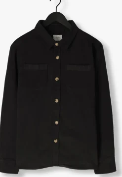zwarte forét overshirt fellow twill shirt