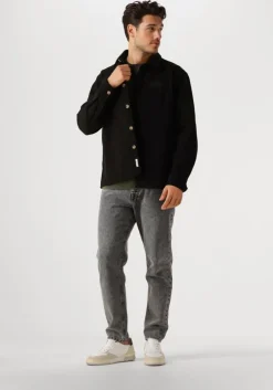 zwarte forét overshirt fellow twill shirt