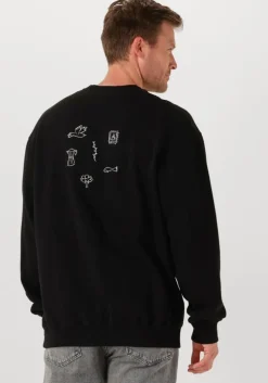 zwarte forét sweater fin sweatshirt