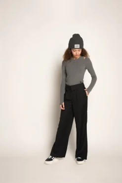 zwarte frankie & liberty pantalon poppy pant