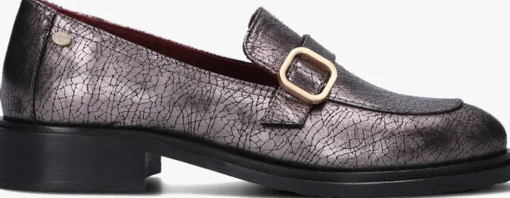 zwarte fred de la bretoniere loafers ilay buckle