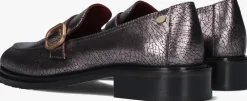 zwarte fred de la bretoniere loafers ilay buckle