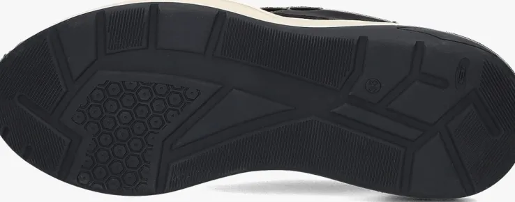 zwarte fred de la bretoniere lage sneakers flame