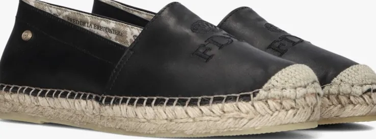 zwarte fred de la bretoniere espadrilles 152010254