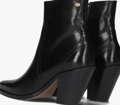 zwarte fred de la bretoniere enkellaarsjes blaire ankle boot
