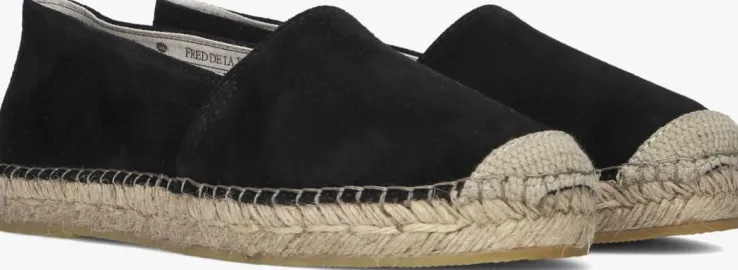 zwarte fred de la bretoniere espadrilles 152010228