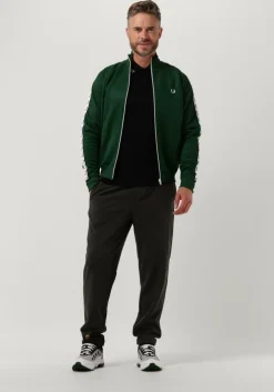 zwarte fred perry polo ls twin tipped shirt