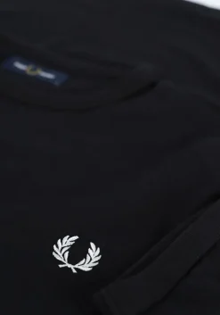 zwarte fred perry t-shirt ringer t-shirt