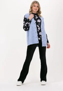 zwarte freebird flared broek lourdes pants