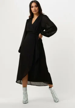 zwarte freebird midi jurk wv-zigzag-jacq-pes-23-3-1