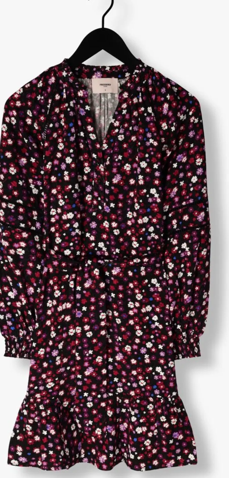 zwarte freebird mini jurk donne