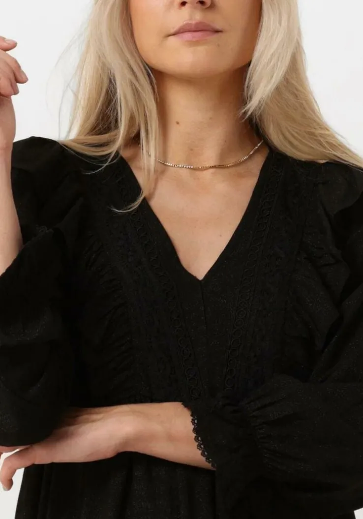 zwarte freebird mini jurk misty