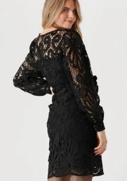 zwarte freebird mini jurk djenna dress