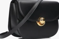 zwarte furla schoudertas sfera s crossbody round