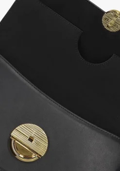 zwarte furla schoudertas sfera s shoulder bag