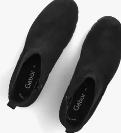 zwarte gabor chelsea boots 710