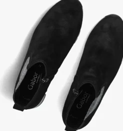 zwarte gabor chelsea boots 451