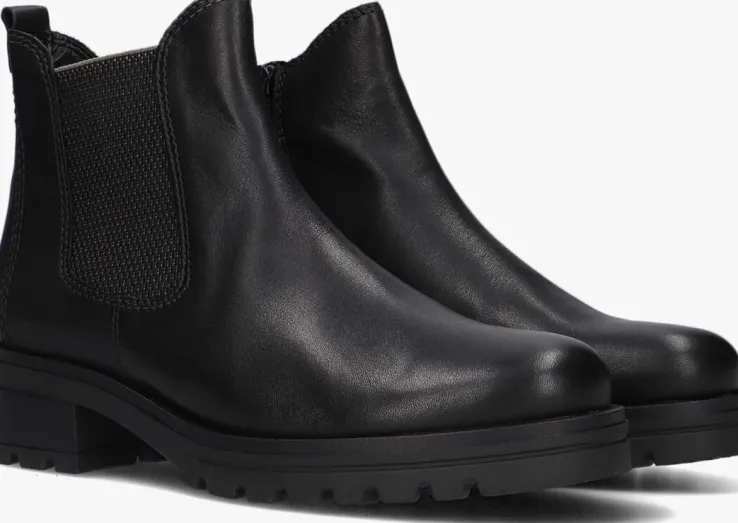 zwarte gabor chelsea boots 781.3