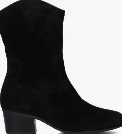 zwarte gabor enkellaarsjes 681.2