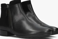 zwarte gabor enkellaarsjes 718