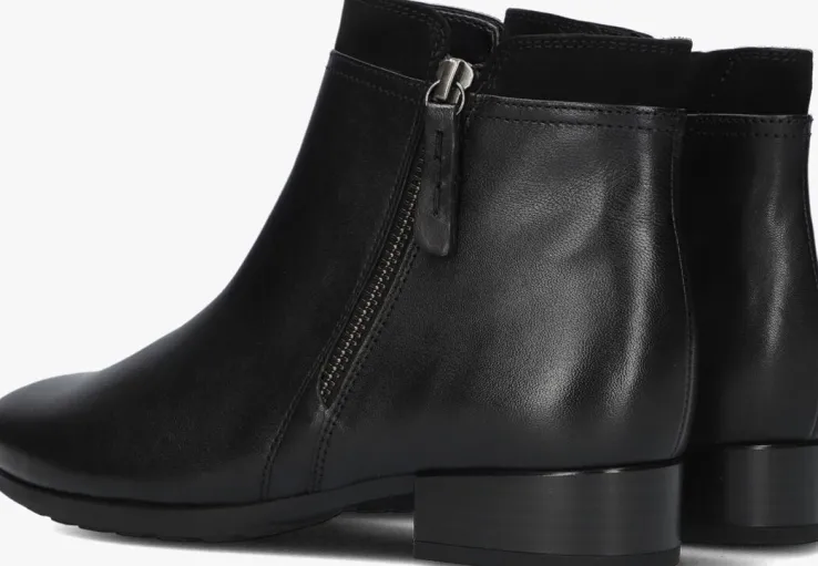 zwarte gabor enkellaarsjes 718