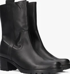 zwarte gabor enkellaarsjes 806