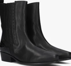 zwarte gabor enkellaarsjes 674.1