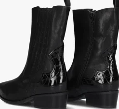 zwarte gabor enkellaarsjes 674.1