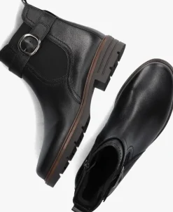 zwarte gabor enkellaarsjes 653.1